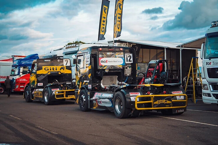 Quality Performance by Drivers at the Giti-Sponsored British Truck Racing Championship
